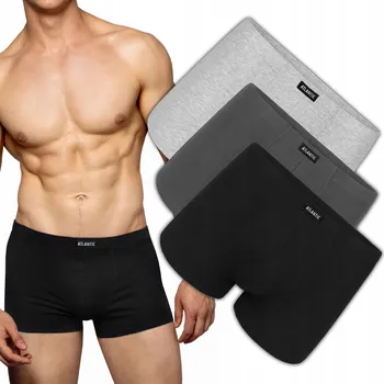 Pánské oblečení ATLANTIC 3BMH-007 pánské bavlněné boxerky ŠORTKY MIX 3-BALENÍ - L