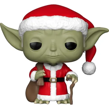 Figurka Funko POP Bobble: Star Wars: Vánoční Santa Yoda