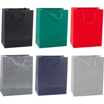 Dárková taška Dárková taška s embosovanými čtverci 23 × 18 × 10,5 cm