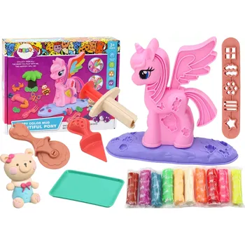 Modelovací hmota Lean Toys Hrací těsto Jednorožec DIY Hrací těsto Sada příslušenství