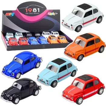 autíčko Kovové klasické sběratelské autíčko s pohonem, otevíracími dveřmi 1:36