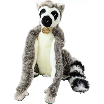 plyšák Plyšový lemur s dlouhými packami na suchý zip 27 cm