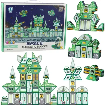 ostatní stavebnice Magnetické stavebnice Kosmos Stanice 4D 172 dílků