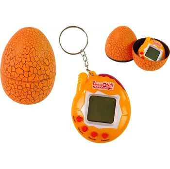 Hračka Tamagotchi v vejci – elektronické zvířátko oranžové