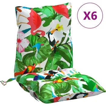 Podsedák Zahradní poduška na židli 6ks Dekorhome