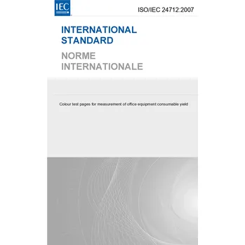 ISO/IEC 24712:2007 - Colour test pages for measurement of office equipment consumable yield