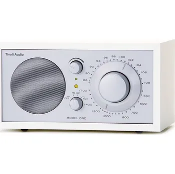 Radiopřijímač Tivoli Audio Model One (M1-0180-ROW) stříbrný/bílý