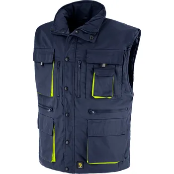 Dámská vesta ZATEPLENÁ VESTA SKARVER TMAVĚ MODRÁ "L"