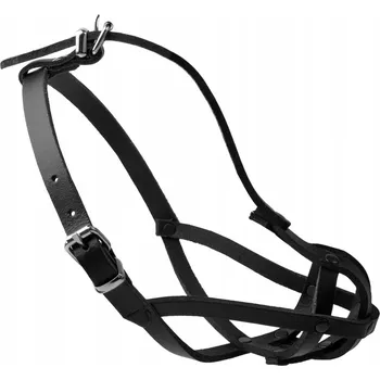 Náhubek pro psa Kožený náhubek Dino