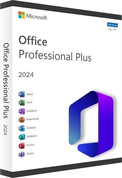 Kancelářská aplikace Microsoft Office 2024 Professional Plus, digitální verze