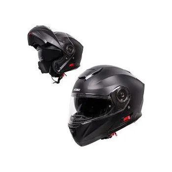 Auto-moto Výklopná moto přilba W-TEC Cullo - černá matná, S(55-56)