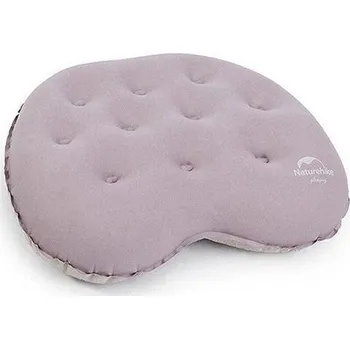 Cestovní polštářek NATUREHIKE Polštář poduška Sponge Silent Inflatable Pillow CNH22DZ011 NO SIZE FIALOVÁ