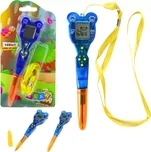 Elektronické pero s mini konzolí 168 v 1 se šňůrkou, oranžovo‑modré