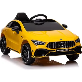 Dětské elektrovozidlo Elektrické autíčko MERCEDES CLA 45 S AMG 4x4 žluté