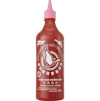 Omáčka Flying Goose Chilli omáčka Sriracha extra pálivá bez MSG 730 ml