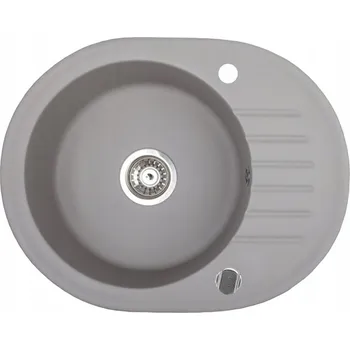Granitový dřez Jednokomorový granitový dřez Brenor Came šedý