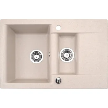 Granitový dřez Dřez jednopůlkomorový Brenor Estein 1,5K granit béžový