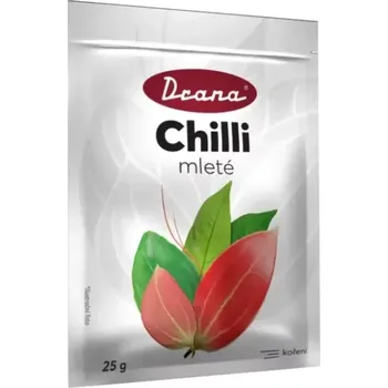 Drana Chilli Mleté 25 g