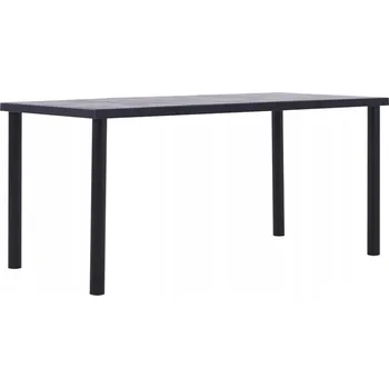 Jídelní stůl Jídelní stůl, černý a betonově šedý, 160x80x75 cm, MDF