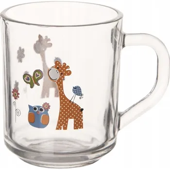 Skleněný hrnek ŽIRAFA 230 ml