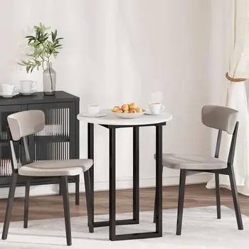 Konferenční stolek Konferenční stolek VidaXL kulatý 60 x 1,5 x 60 cm bílý