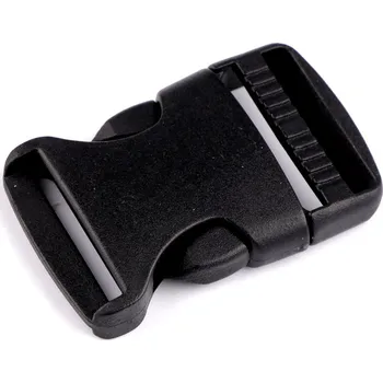 Spona trojzubec šíře 32 mm, střední, černá
