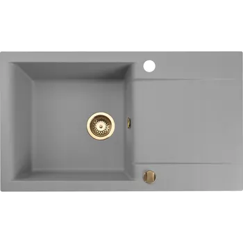 Granitový dřez Jednokomorový granitový dřez Brenor Estein 86, šedý