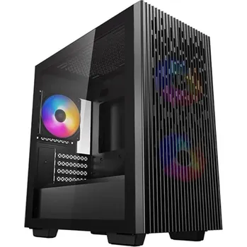 PC skříň DEEPCOOL Case MATREXX 40 3FS, mATX, 3x120mm Fan, černá DP-MATX-MATREXX40-3FS