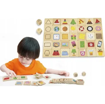 Dřevěná hračka UKŁADANKA I GRA SORTUJ KSZTAŁTY DLA DZIECI 3+ ROZVÍJÍ LOGICKÉ MYŠLENÍ