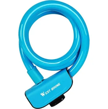 Zámek na kolo WEST BIKING Zámek na kolo WEST BIKING MODRÁ
