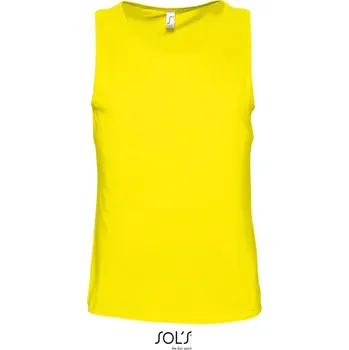 Pánské tílko SOL'S Pánské tílko Justin Barva: Žlutá citrónová, Velikost: XL
