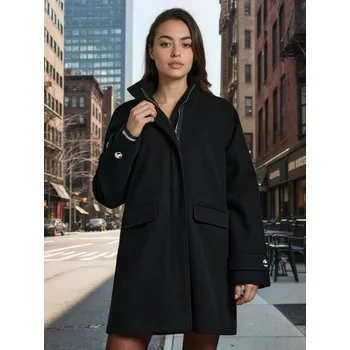 Dámský kabát Sinsay - Klasický kabát - černá - 323HC-99X - 323HC-99X-XXL