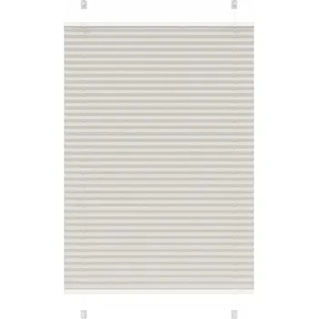 Roleta Roleta plisé světle šedá 90x150 cm Šířka látky 89,4 cm