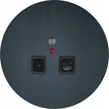 Pohybové čidlo POHYBOVÝ SENZOR S ČIDLEM SOUMRAKU LASEROVÝ ELEGANT MS11 CIEMNY GRAFIT