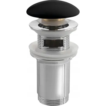 Sifon Sapho Příslušenství - Umyvadlová výpusť ClickClack, černá matná AR903