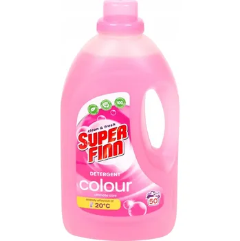 Prací gel Superfinn Colour prací prostředek na barevné prádlo a oblečení 2L účinný