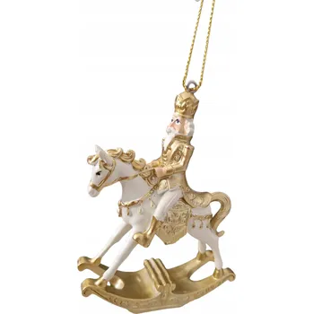 Vánoční ozdoba VÁNOČNÍ OZDOBA ZÁVĚSNÁ HOUPACÍ KONÍK model IXa