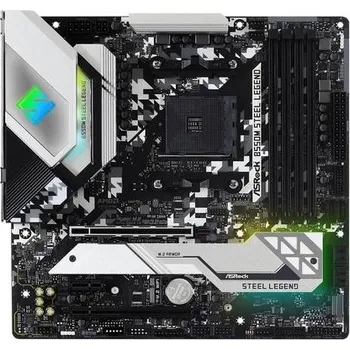 Základní deska ASROCK MB B550M STEEL LEGEND (AM4, amd B550, 4xDDR4 4733, 6xSATA3, 7.1, HDMI +DPort, M.2, USB3.2, mATX)