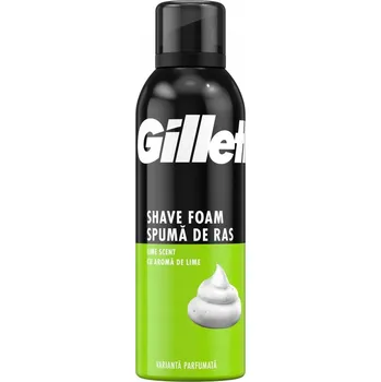 Z Německa Gillette Pěna na holení Limetka 200 ml