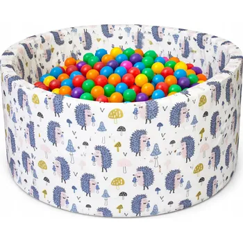 Suchý bazén Aga Suchý bazén 90x40 cm s míčky Ježek