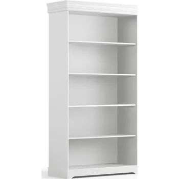 regál Borovicový regál Toskania bílý - Katmandu Bílá 97x192 cm