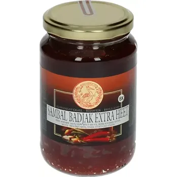 Koření Koningsvogel Chilli pasta Sambal Badjak extra pálivá 375 g