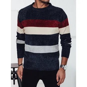 Pánský svetr Pánský svetr s pruhy WX2240 Barva: Černá, Velikost: XL