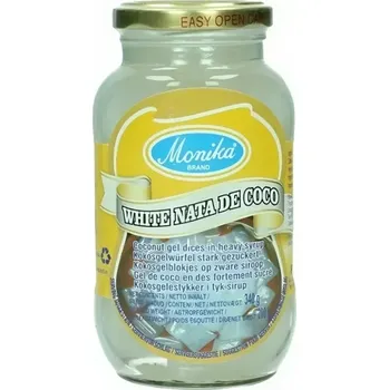 Bonbon Monika Kokosový gel bílý Nata de Coco 340 g