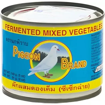 Pigeon Brand Fermentovaný zeleninový mix v Sojové omáčce 140 g