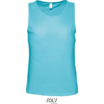 Pánské tílko SOL'S Pánské tílko Justin Barva: Modrá atol, Velikost: M