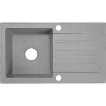 Granitový dřez Jednokomorový granitový dřez Brenor Belinda šedý