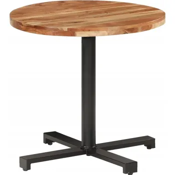 Konferenční stolek Kuchyňský stůl VidaXL obdélníkový černý 80 x 80 x 75 cm