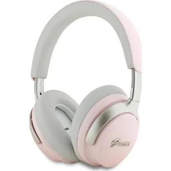 Sluchátka Bezdrátová sluchátka přes uši Guess Metal Script Bluetooth ANC + ENC
