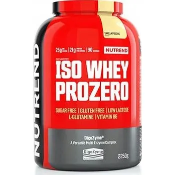 Protein Protein proteinový izolát - WPI Nutrend prášek 2250 g příchuť vanilka